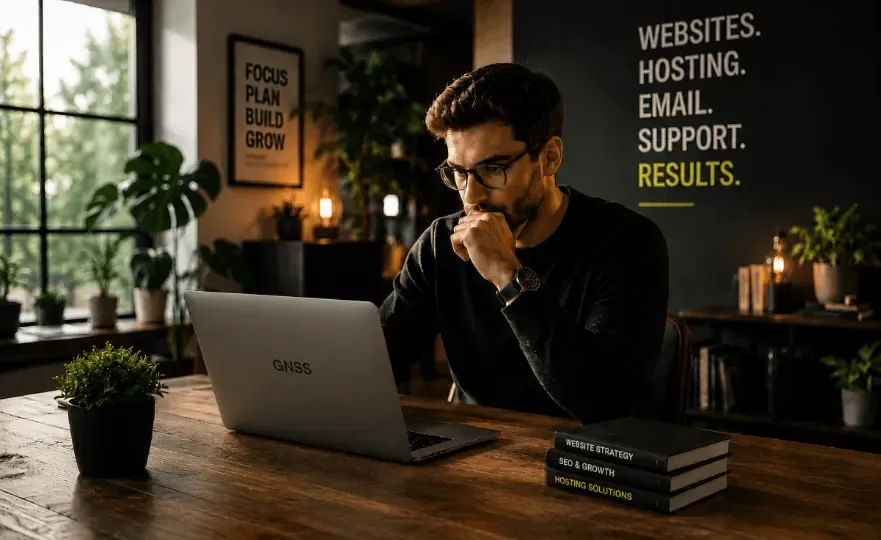 Website, hosting, business email, and SEO support for small businesses