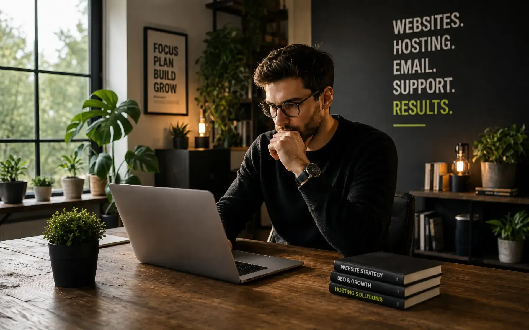 Поддръжка за фирмен сайт, хостинг, поща, DNS, Cloudflare и SEO